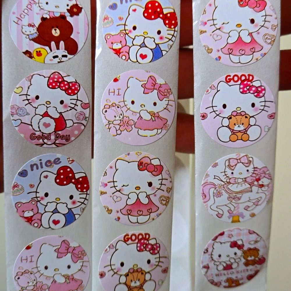 🍒🍒 Hello Kitty Stickers - 100 count (Last Set)